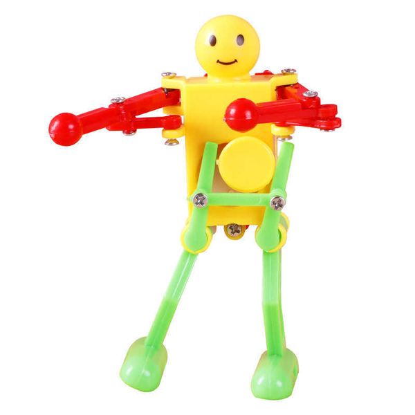 10 pcs Clockwork Wind Up Dancing Robot Pour Bébé Enfant Développement Puzzle Fidget Jouet Pour Enfant Famille Rassemblement Drôle Cadeaux