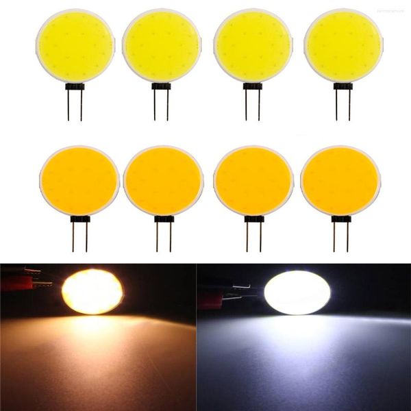 10 piezas de luz de bombilla LED LECH G4 DC 12V 1.5W High Brillo Spotlight Cool White