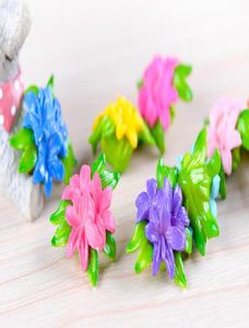 10 Uds flores de simulación de colores decoración de paisajismo miniaturas de jardín de hadas estatuilla de terrario accesorios para el hogar cupcake topper9202779