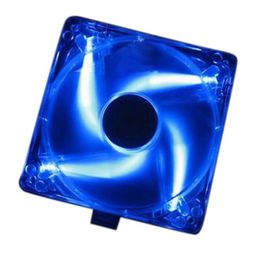 10 Uds caja de ordenador PC azul LED neón ventilador disipador de calor enfriador 12V339U