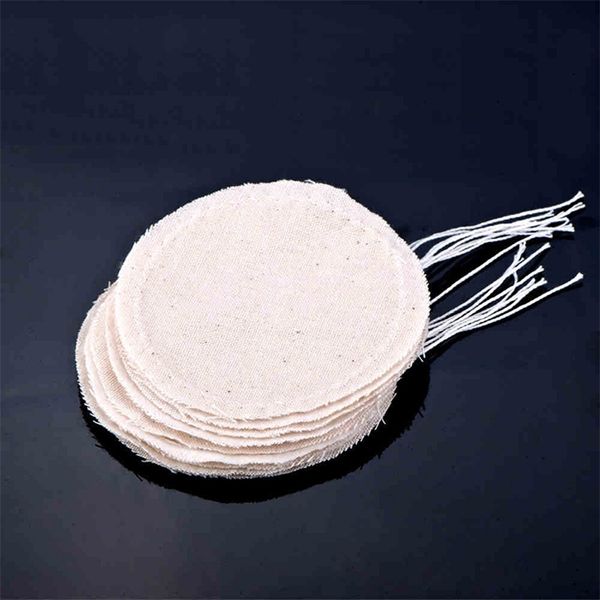 10 pièces coton filtre à café tissu pour Siphon Pot Barista outils cuisine Recyclable 40 fois lavable 210423