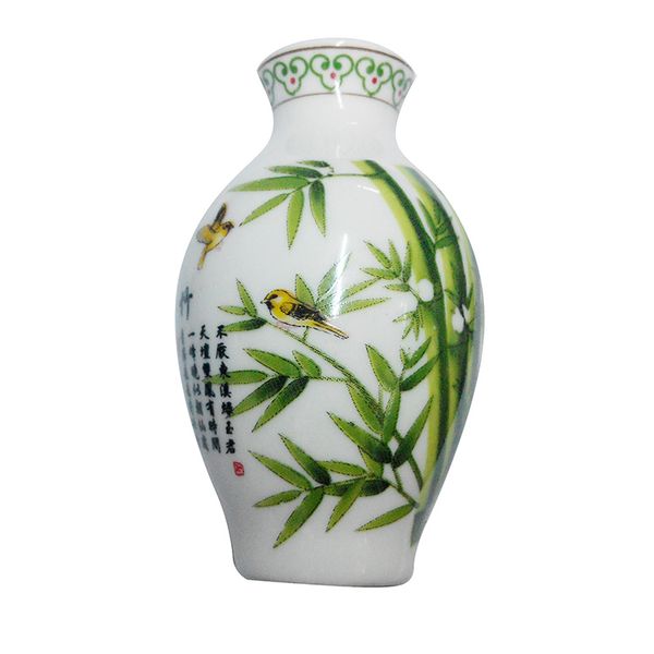 Imanes de nevera magnéticos de botella de cerámica creativa, porcelana azul y blanca, adhesivo chino para nevera, decoración, palo de nevera, 10 Uds.