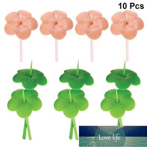 10pcs Creative Flower Shape Food Picks Fourchettes à fruits décoratives Vaisselle en plastique Articles de fête Fournitures de cuisine (couleur aléatoire) Conception experte à prix usine Qualité