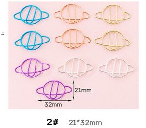 10 Stuks Creatieve Holle Paperclip Set Goud Leuke Bladwijzer Kleur Kantoorbenodigdheden Student Diy Hand Account Accessoire BWE97829502142