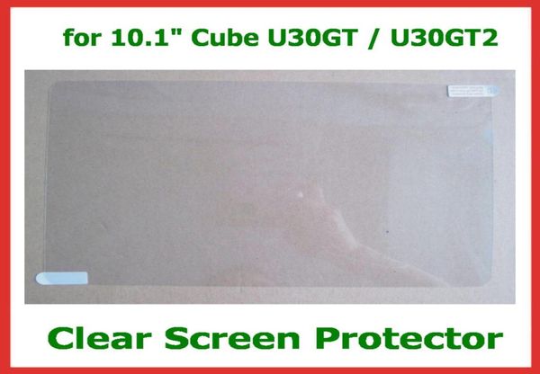 10 pièces protecteur d'écran transparent personnalisé pour tablette PC 101quot Cube U30GT U30GT2 taille 256x166mm sans emballage de vente au détail de protection G2883315