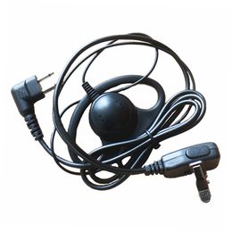 10XD-vorm 2pin oorhaak oortelefoon hoofdtelefoon headset oortelefoon MIC voor Motorola Walkie Talkie Radio GP2000 GP2100 GP300 GP308 GP68 GP88