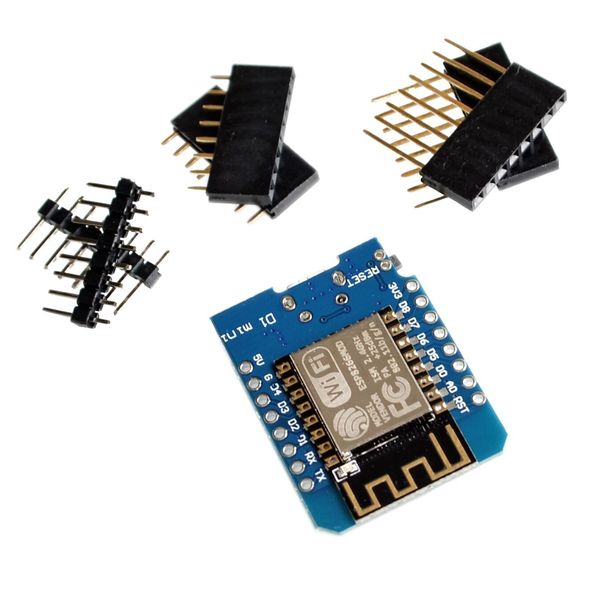 Livraison gratuite 10pcs D1 mini - Mini NodeMcu 4M octets Carte de développement Lua WIFI Internet des objets basée sur ESP8266