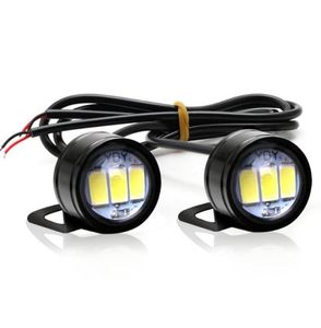 10st DC 12V 5W Eagle Eyes LED 20mm Reverse Backup Light drl Dagrijverlichting Signaallamp Mistlamp voor motorfiets Car2861331