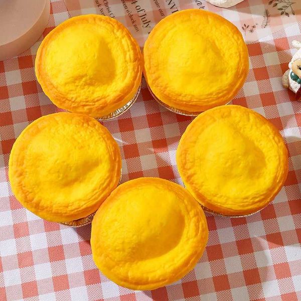 10pcs décompression gâteau de jouet rebond lent pincech décompression ventilateur jouet squishy lent fromage beignet toast glace toast hambourg croisant cheesecake