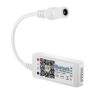10pcs DHL Free Free Mise à jour sans fil Mini RGBW LED WiFi Bluetooth 4.0 APP variateur de contrôleur d'application pour la bande DC12-24V