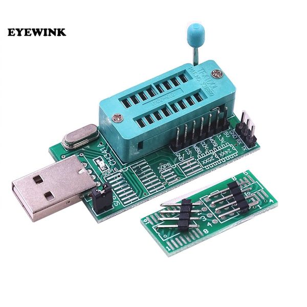 Freeshipping 10pcs DIY Kit Parts CH341A 24 25 Series EEPROM Flash BIOS DVD USB Programador multifunción