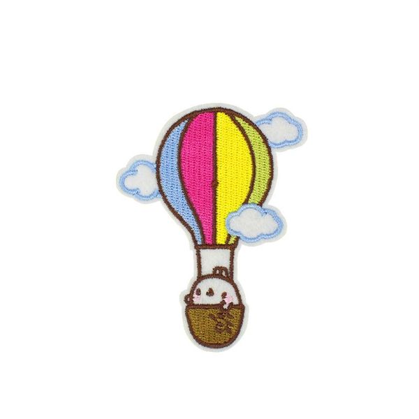 10 pièces bricolage ciel nuage Air ballon couture patchs brodés pour mignon dessin animé vêtements Applique Patch fer sur vêtement accessoires220r