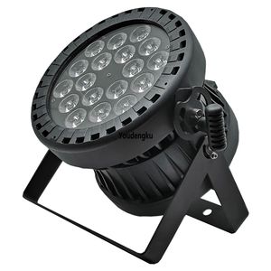 10 pièces dmx extérieur led par 64 lumière de scène étanche par led 18x18w rgbwa uv 6in1 ip 65 led par lumière