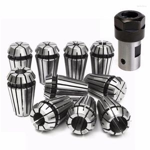 10-stcs ER16 Spring Collet met 1 stks motoras 8mm verlenging stanghouder CNC Mre-maalgereedschap Gravingmachine 1 mm-10 mm Retail