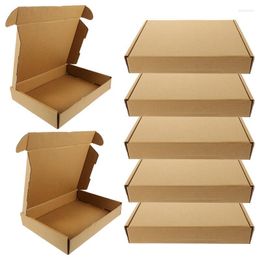 10pcs Express Kraft Board Boxes Set Emballage Stockage Papier Assembler