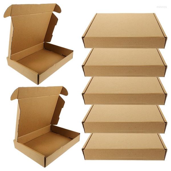 10pcs Express Kraft Board Boxes Set Emballage Stockage Papier Assembler