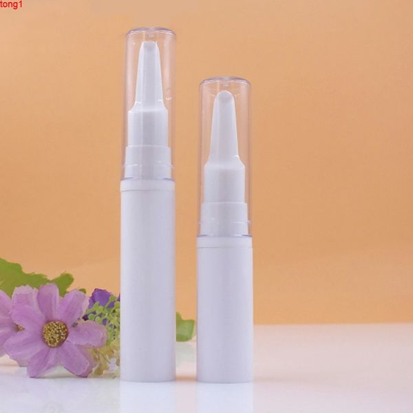 10pcs crème pour les yeux stylo bouteille pompe sans air bouteilles tube à vide blanc frottis tête de massage mini récipient d'échantillon 5 ml 10 ml