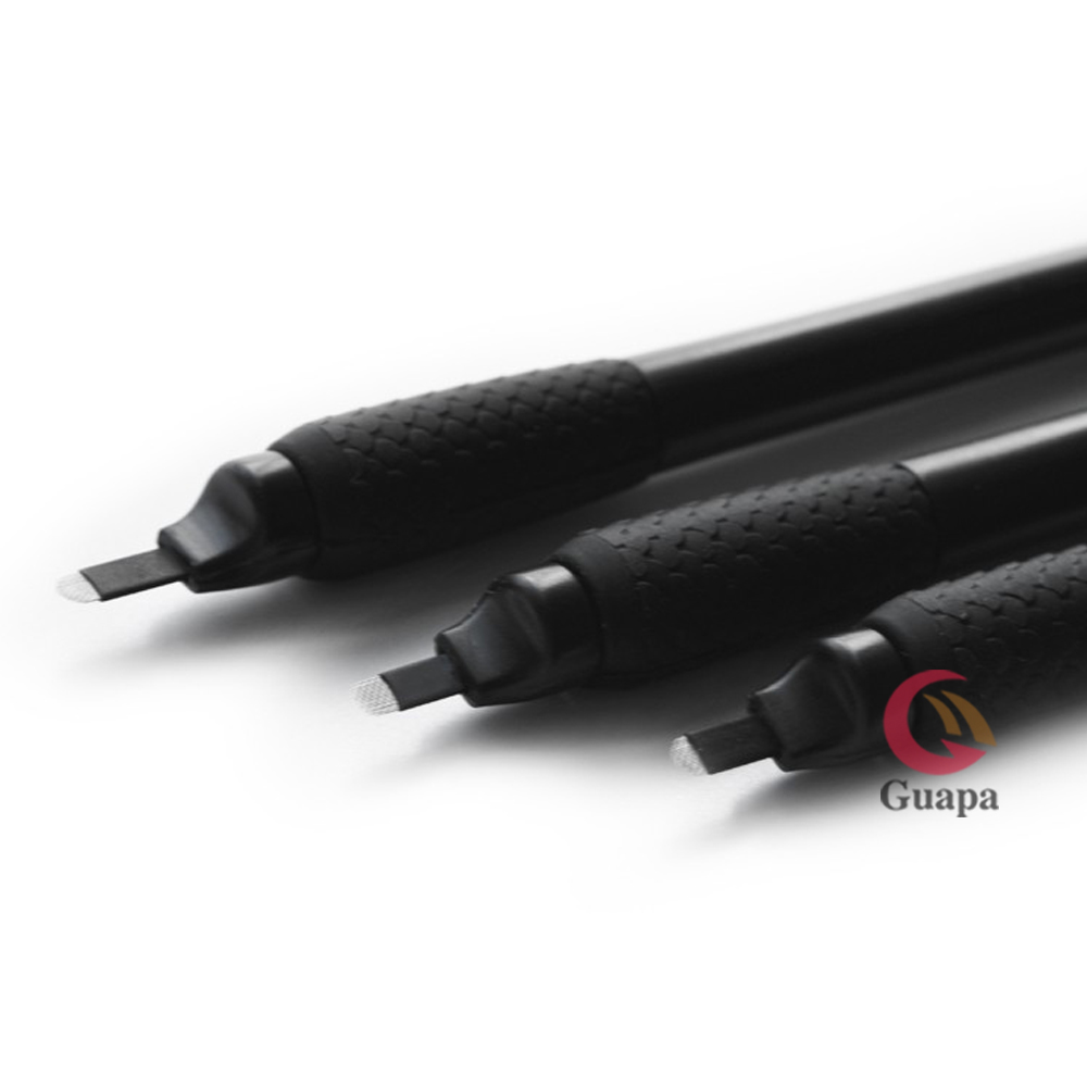 10 sztuk Brwi Tattoo Pen Blades DisposableTools 0 15mm 18 20 Pinów Ushape Microblading Długopisy Nano Dostawy