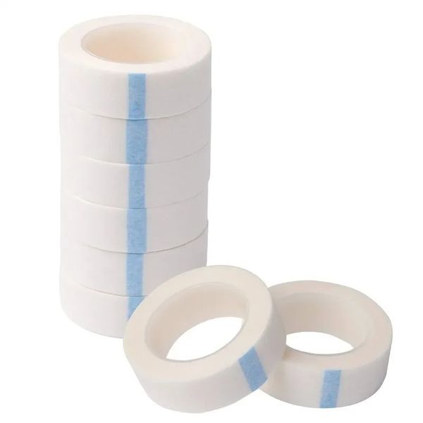 Extensión de pestañas de 10 piezas Lint Breathable No Woven Tape Adhesive Tince Cinta de papel médico para herramientas de maquillaje de parche de pestañas postizas