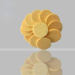 10 stuks.Gezichtsreinigers, gezichtskussens, comprimeren van schoonheidssponzen en cellulosesponzen, afneembare make -up sponzenface pads voor make -upverwijdering