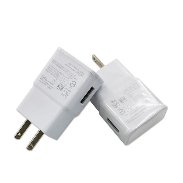 10 Uds. Venta al por mayor de fábrica directamente con cargador de pared usb en stock adaptador de viaje 5V 2A enchufe de casa para S6 S10