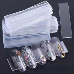 10pcs fausses pointes à ongles Nail art stand transparent pratique transparent en acrylique gel polonais de support de support