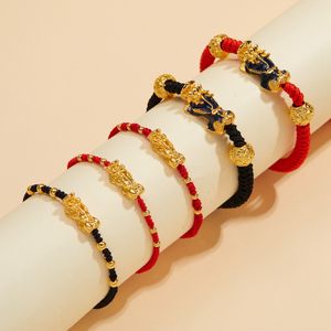 10 stcs Fashion Men Women Feng Shui Bracelet Luck Wealth Boeddha Bracelet Retro Pixiu Charm Bracelet Gifts