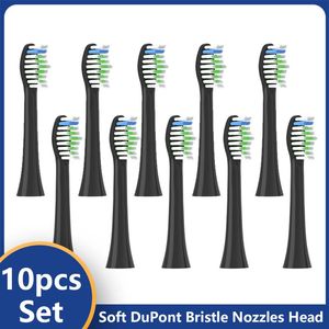 10pcs pour la brosse de brosse de remplacement Doxo Smart Electric Brosse Remplacez les têtes de brosse propre dentaire Bristle Bristle Brosse à dents 240403