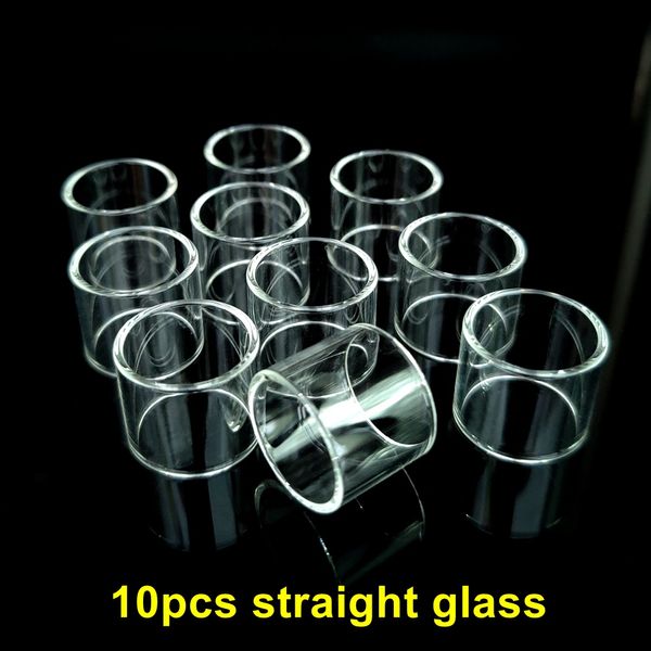 Tube en verre 10pcs pour TFV12 Prince Glass / TFV8 Big / x Stick V8 X8 Baby V2 Pen 22 plus M17 TFV9 Bulbe en verre Béline de nuage