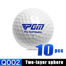 10 pièces balles de golf Double couche trois couches gamme pratique accessoires de Golf défi extrême voler plus loin et plus précis 240110