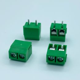 10pcs Green KF301-2P Terminal de borne de fil Connecteur de fil Pitch de 5,0 mm KF301 2pin Adaptateur de borne PCB droite à 2 broches