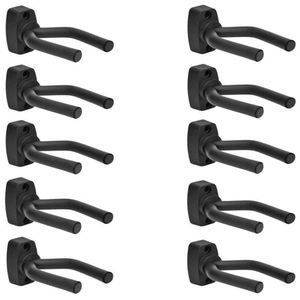 10 pièces support de guitare support de suspension crochet support mural Home Studio affichage pour basse crochets Rails234K