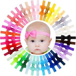 10pcs Bandons 2,75 pouces Bows Boubelles Hairs Bow Bow Elastics Accessoires pour les petits-né pour bébés pour les tout-petits L2405