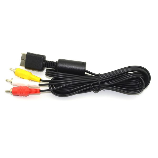 Cable AV de 1,8 m de alta calidad de 10 piezas para PlayStation2/3 para PS2 PS3 Audio Audio Cable Cable Accesorios de consola