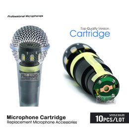 Cartouches de remplacement de haute qualité, 10 pièces, pour Microphone filaire BETA58A BETA57A, Capsule supercardioïde BETA58 BETA57, Direct