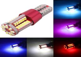 10 pièces de haute qualité T10 501 W5W 168 57 SMD LED 3014 voiture Auto Canbus marqueur d'erreur lampe feux de dégagement lumière intérieure DC12V3617147