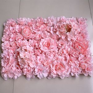 10 pièces décor à la maison soie Rose fleur mur fleur artificielle pour mariage décoration fleur mur romantique mariage toile de fond décor