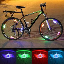 10 pièces lampe à rayons de vélo chaude vélo vélo saule roue LED fil lumières étanche vélo lampe de cyclisme