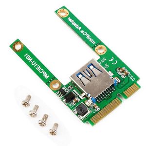 Freeshipping 10pcs Hot New Mini PCI-E Expansión de ranura para tarjeta a USB 20 Adaptador de interfaz Tarjeta vertical Jvhft