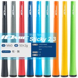 10pcs IOMIC Sticky 23 TPE Golf Grips Universal Rubber 13 Colors elección 240422