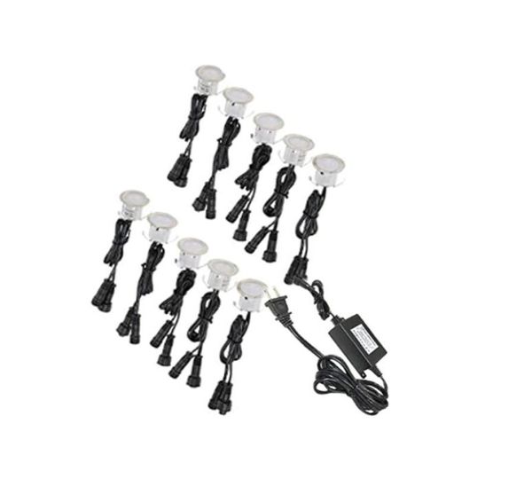 10 pièces IP67 étanche LED pont lumière en acier inoxydable encastré escalier LED ampoule souterraine lampe LED lampadaire mur spot 12 V B2271047