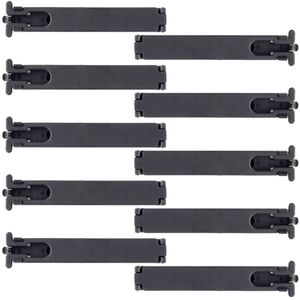 10 stks Grote Mag Carrier voor Molle-Lok Tek-Lok System Strap Bevestiging Tactische Universele Holster Meshuls met Montage Hardware