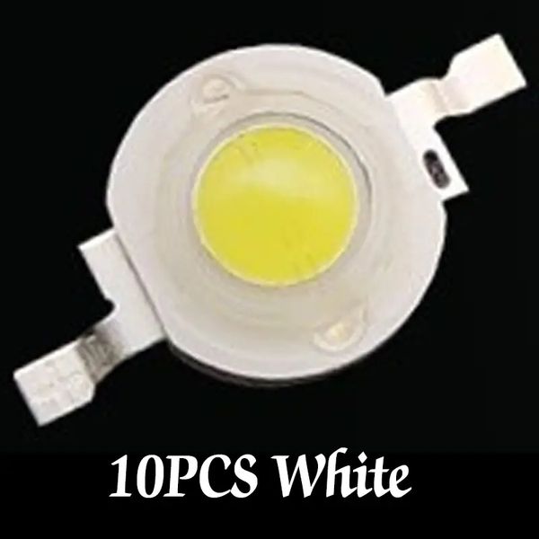10 pièces LED COB lampe puce 1 W 3.2-3.6 V entrée 100-220LM Mini LED ampoule Diode SMD pour bricolage éclairage LED projecteur Downlight