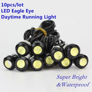 10 pièces LED Mini oeil d'aigle Parking jour conduite feu arrière sauvegarde DRL antibrouillard boulon sur vis voiture éclairage LED agle Eye lampe