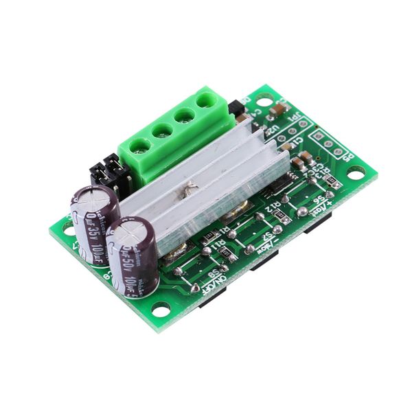 Envío gratuito 10 unids/lote 2A Mini DC Controlador de velocidad del motor Regulador PWM Interruptor de botón ajustable 6v ~ 28v