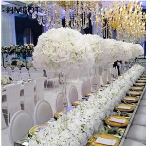 30 cm/40 cm dia planification d'événements de mariage table de mariage artificielle fleur boule pièce maîtresse décoration arc de scène floral