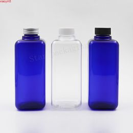 10 stks/partij 500 ml Plastic fles, vierkante PET container met schroefdop cosmetische verpakkingen, lege lotion flessen crème container hoge aantal