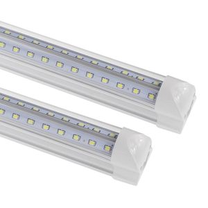 10 unids/lote 5 pies 1500mm 46w entrada de AC85-265V lámpara fluorescente Led para iluminación del hogar tubo led integrado T8