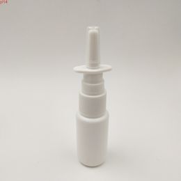 Livraison gratuite 10 pcs/lot bouteille de pompes de pulvérisation nasale de 5 ml, atomiseurs de 5 ml, applicateurs oraux de 1/6 oz (pulvérisateur nasal blanc) de bonne qualité