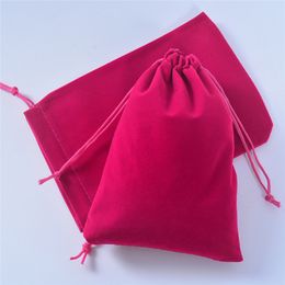 10 stcs/lot 5x7cm 7x9cm 10x15cm 9x12cm 15x20cm 13x18cm Coloful Velvet Pouches Sieraden Packing Packing Packing Gift Bags